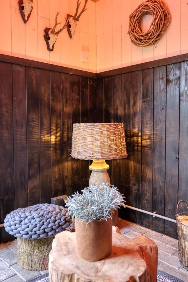 Lodge In Een Bosrijke Omgeving Met Hottub & Sauna Opt Rheezerveen 外观 照片